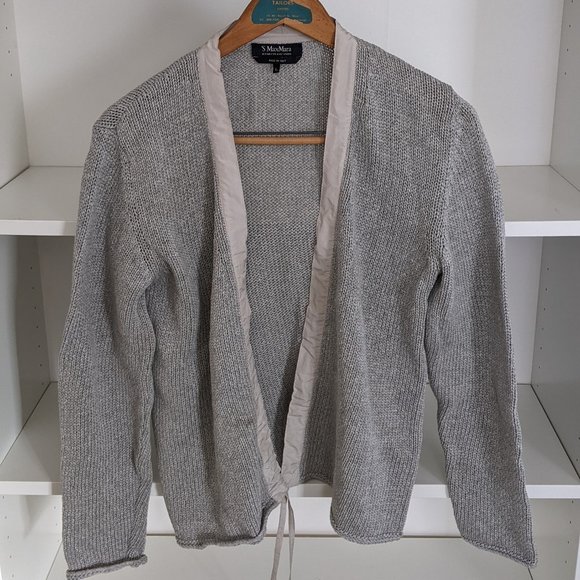 'S MaxMara Gray Cardigan (L) - Picture 1 of 2